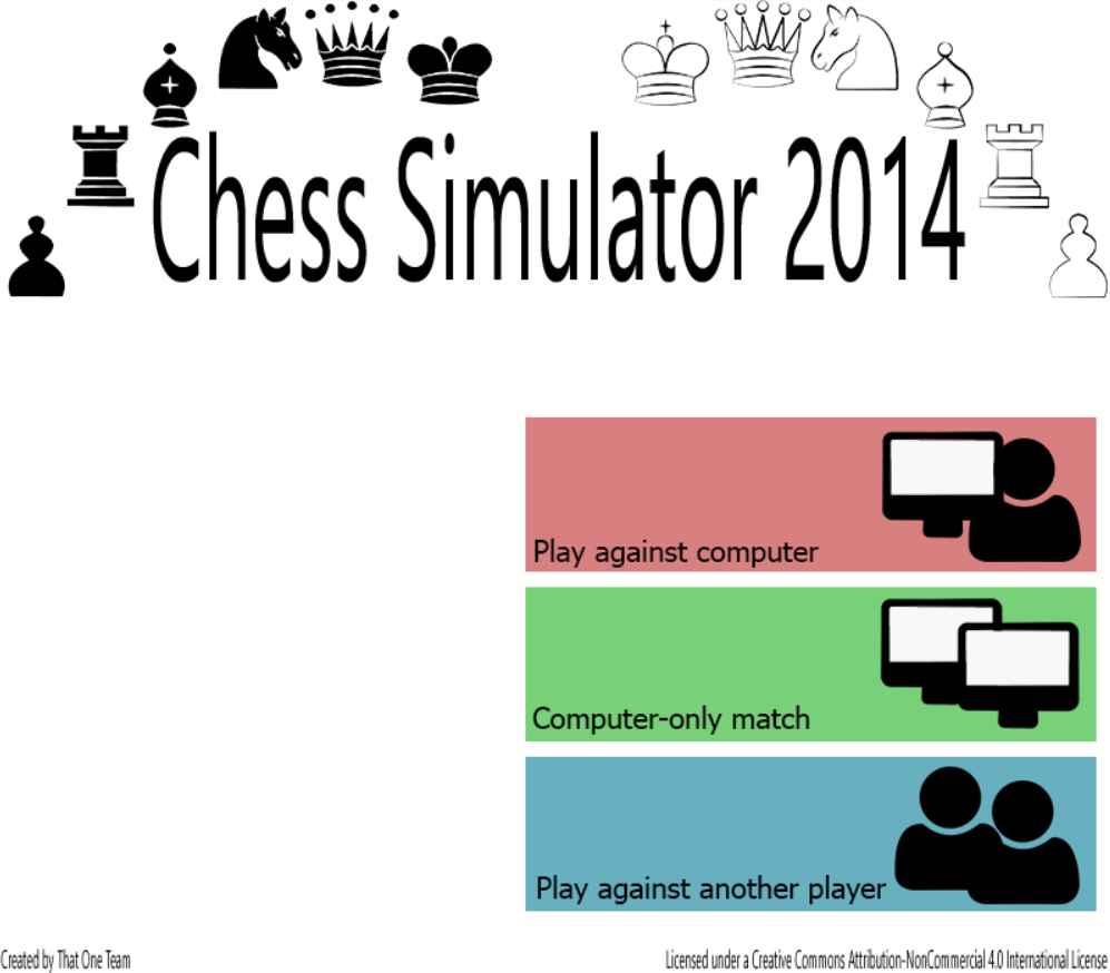 Main menu